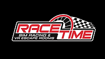 racetime sim logo black background